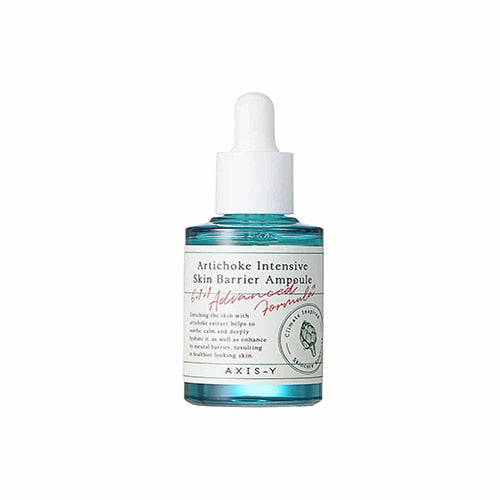 AXIS Y Artichoke Intensive Skin Barrier Ampoule 30ml | Korean Skincare for Dry & Sensitive Skin | Hydrating Serum for Night Routine & Daily Glow