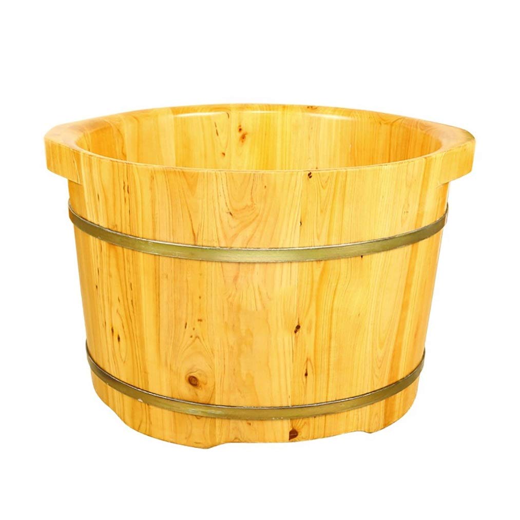 Premium Wooden Foot Bath Tub for Relaxation & Spa - Home Foot Massage Sauna Tub with Essential Oils - Sauna Accessories Set for Detox & Stress Relief - Perfect for Home Spa, Post-Workout Recovery & Self-Care Rituals