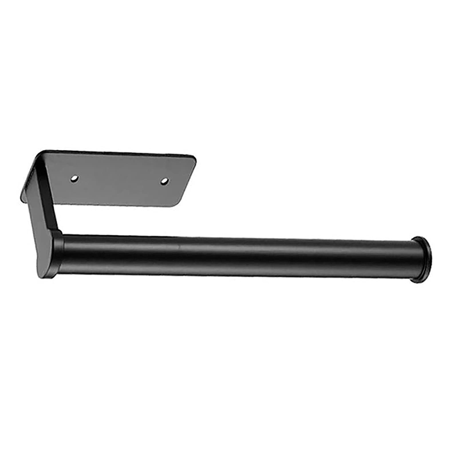 Stainless Steel Kitchen Brush Holder & Paper Towel Rack - Multi-Purpose Organizer for Bathroom, Toilet, Kitchen & Dining Area - Portable Hair Dryer Stand (Black, One Size) - Perfect for Small Spaces & Clutter-Free Organization