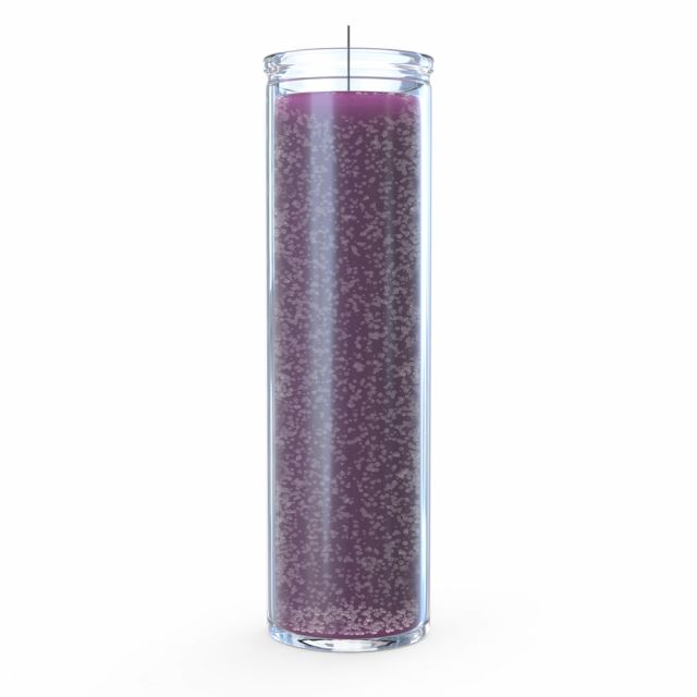 Purple 7 Day Prayer Candle for Spiritual Cleansing & Manifestation - Perfect for Home Altars, Meditation & Rituals