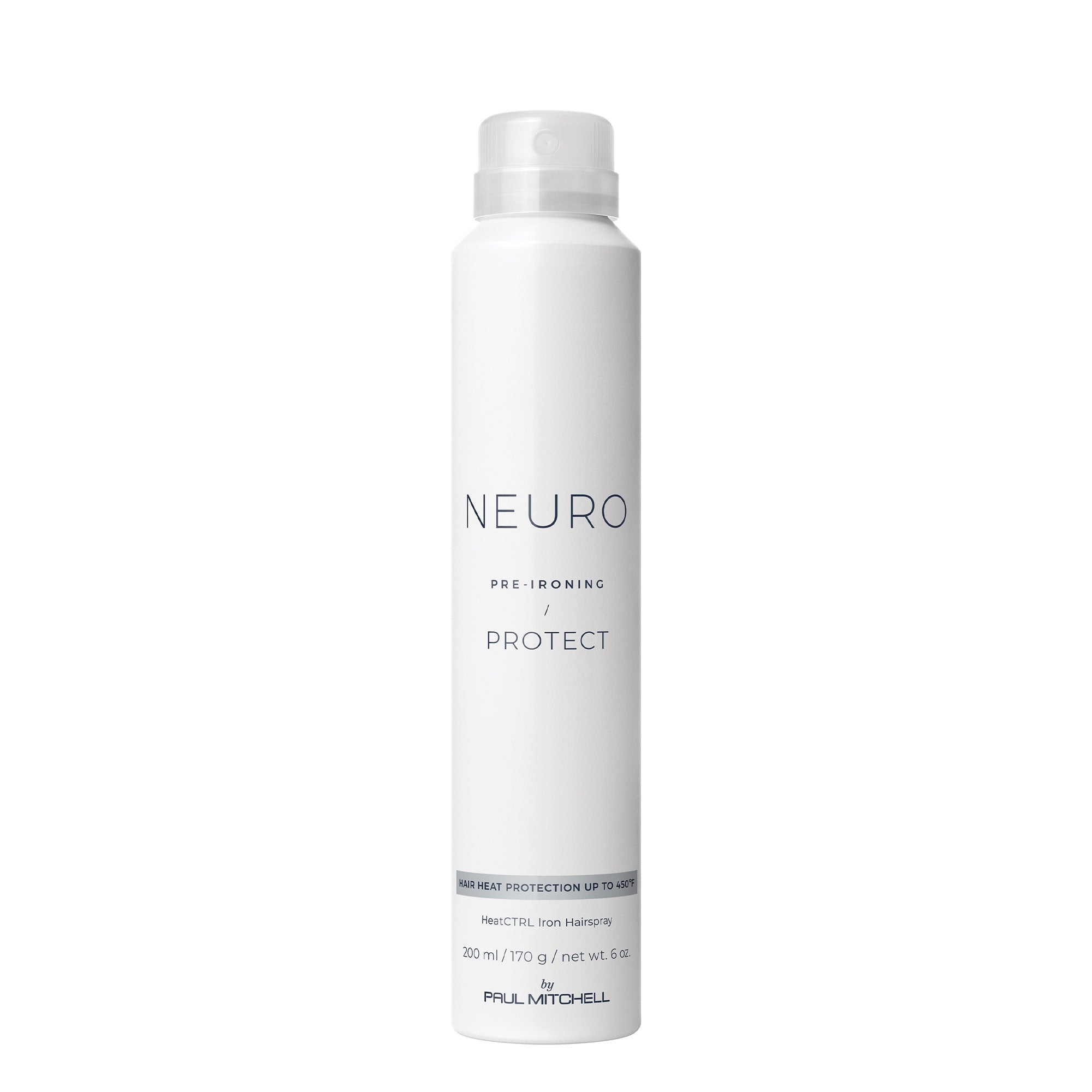 Neuro Protect HeatCTRL Iron Hairspray - Thermal Protection & Shine for Styled Hair - Perfect for Blowouts, Curling & Straightening
