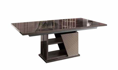 ALF FRIDA Modern Dining Table - 6 Seater Wooden Kitchen Table for Dining Room, Home & Office - Perfect for Family Gatherings, Dinner Parties & Workspaces