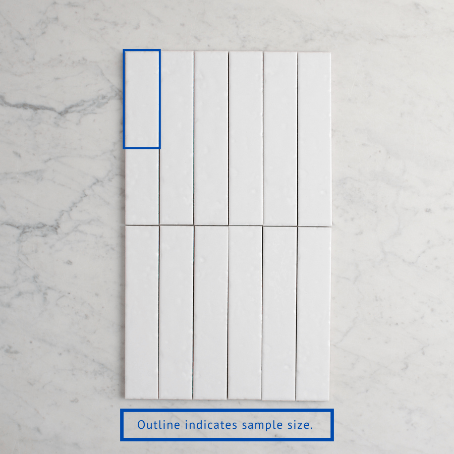 Albert Park Full White Subway Tile - Classic Ceramic Wall & Floor Tile for Kitchen Backsplash, Bathroom, and Shower Renovation