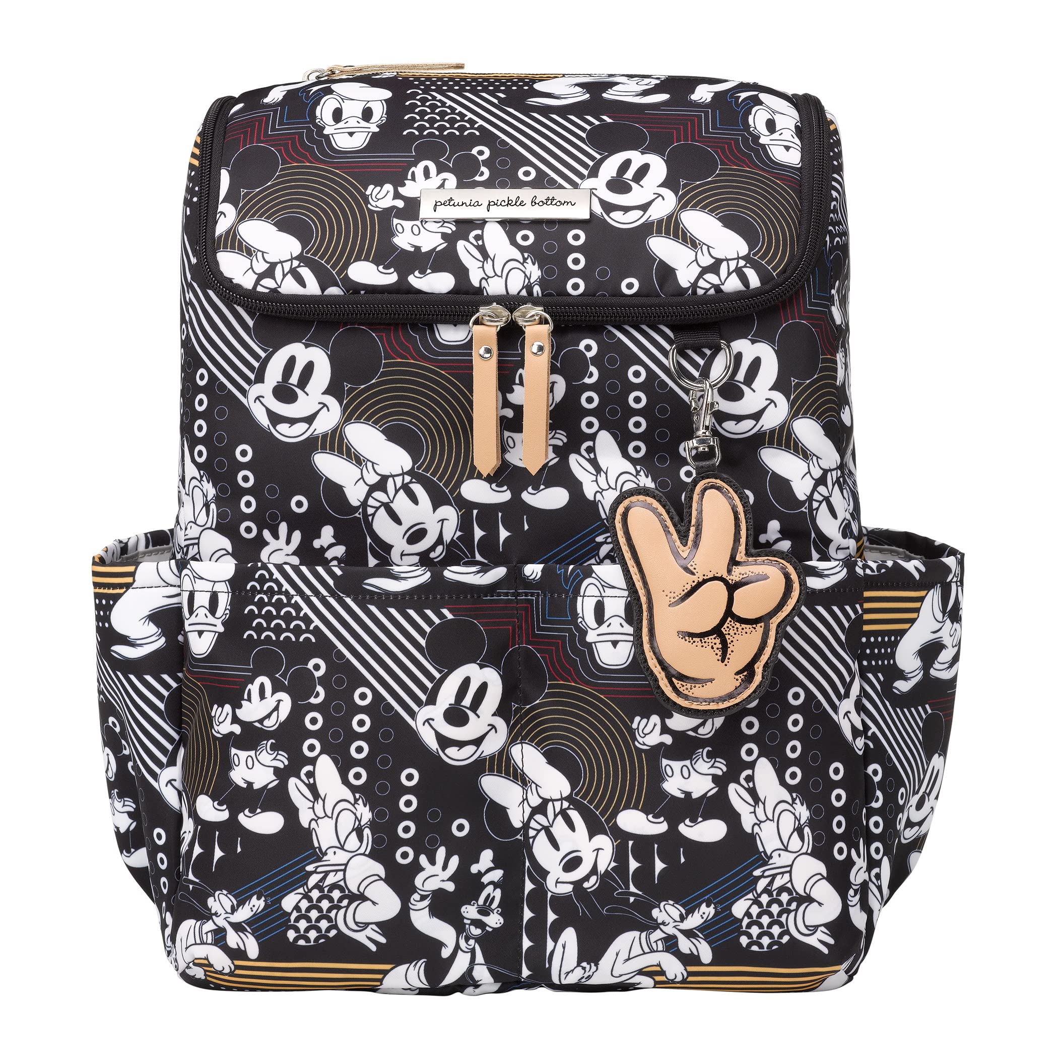 Petunia Pickle Bottom Method Backpack - Stylish Baby Diaper Bag for Parents, Mickey & Friends Disney Collection | Perfect for Daycare, Travel & On-the-Go Moms