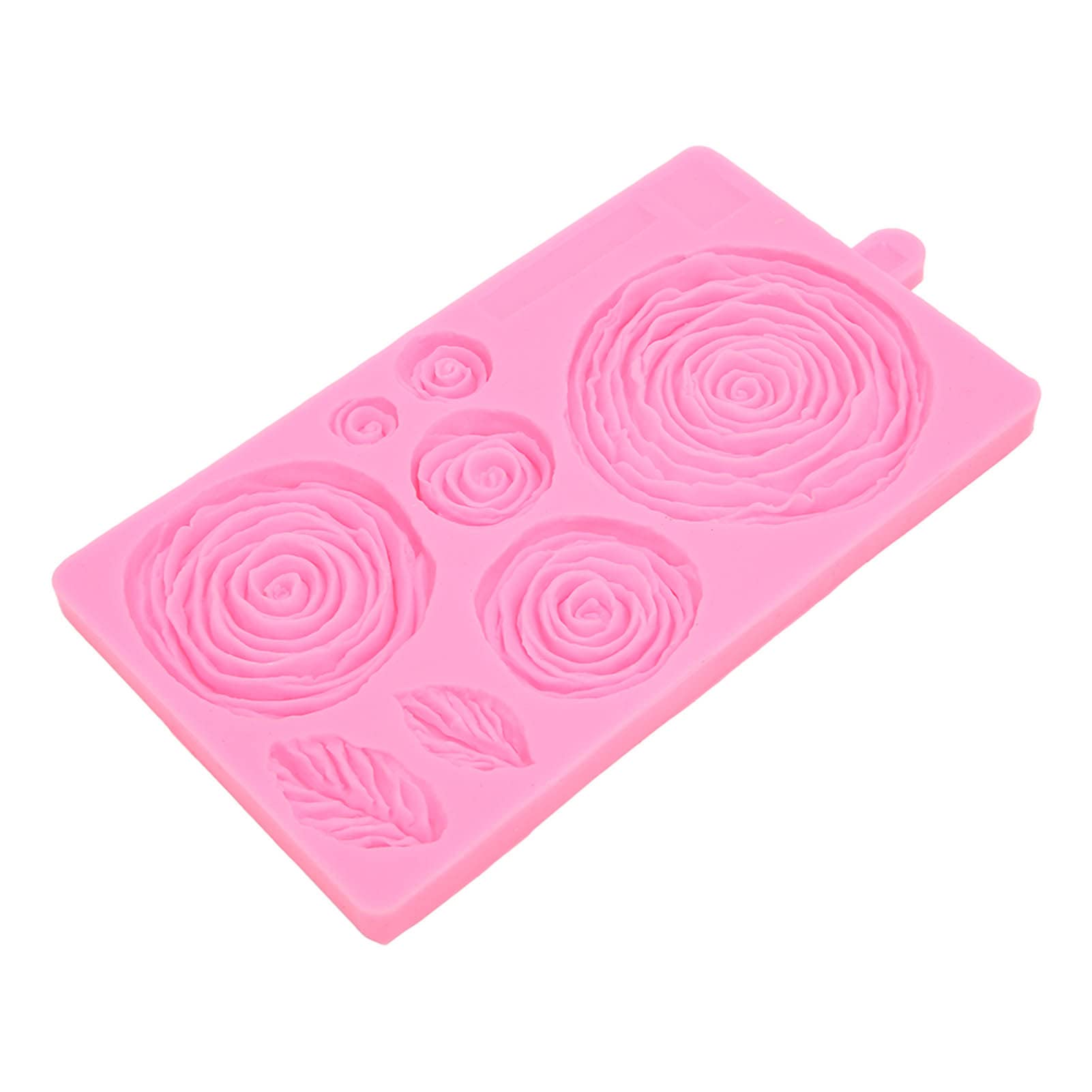 Shanrya Silicone Rose Mold - Leaf & Flower Baking Molds for Cake Decorating | Oven Safe, Non-Stick Bakeware | Perfect for Wedding Cakes, Cupcake Toppers & DIY Dessert Decorations