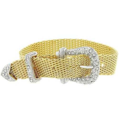 Golden Buckle Bracelet for Women - Elegant Adjustable Leather Wristband Jewelry Gift for Birthday, Anniversary & Everyday Wear