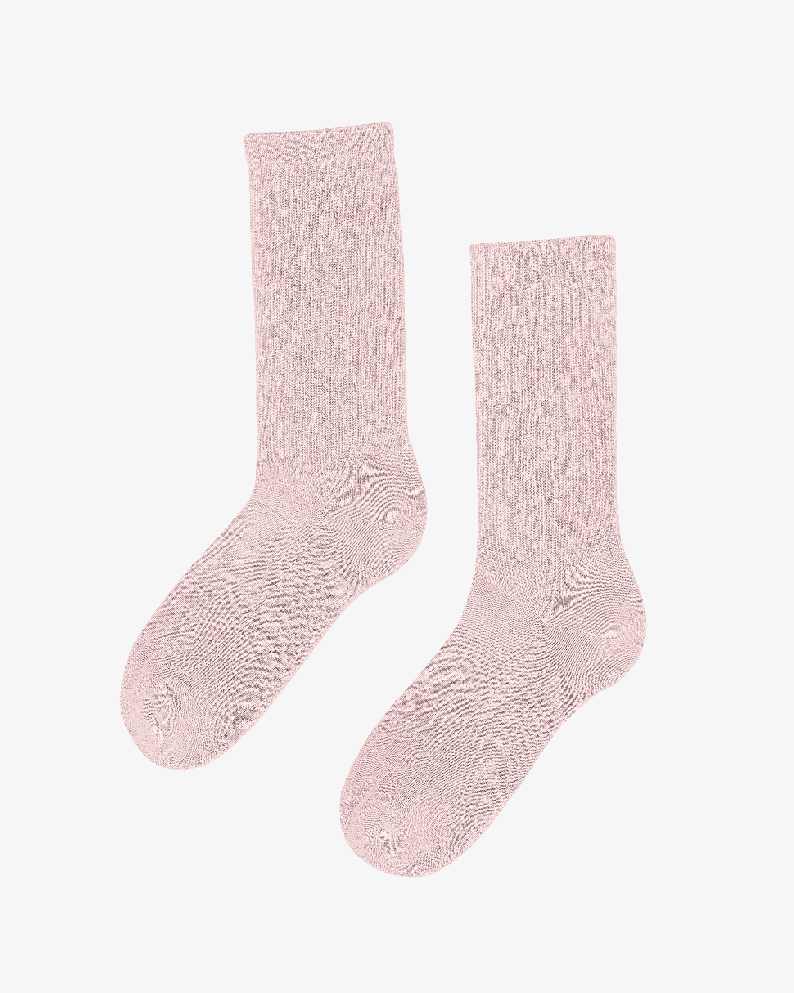 Organic Active Socks for Women - Breathable Faded Pink Workout Socks - Perfect for Running, Yoga & Gym