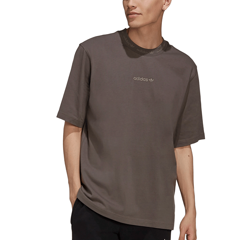 HB8045 RIB DETAIL Men's T-Shirt - Comfortable Cotton Crew Neck Tee for Casual Wear, Gym & Everyday Outfits