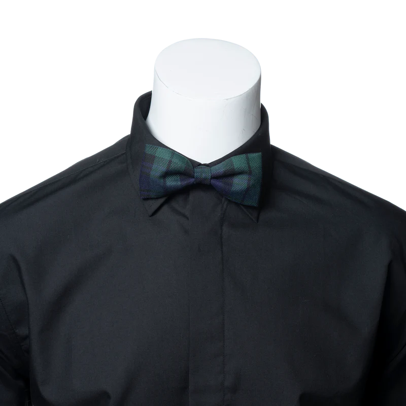 Stylish Black Watch Tartan Bow Tie for Men - Perfect for Weddings, Formal Events & Scottish-Themed Parties