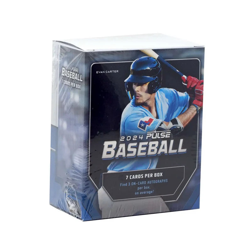 2024 PULSE Baseball Hobby Box - Premium Trading Cards Collection for Collectors & Players - Perfect for MLB Games, Fantasy Leagues & Sports Memorabilia Displays