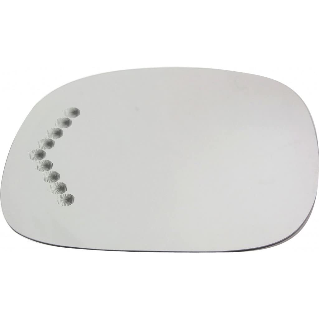 1998-1999 Lincoln Navigator Driver Side Mirror Glass - Non-Heated with Turn Signal & Flat Glass | Replacement Auto Part for Safe Lane Changing & Parking Assistance