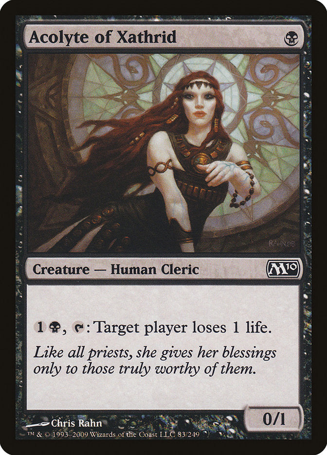 Acolyte of Xathrid - Magic The Gathering 2010 Core Set MTG Card - Perfect for Commander, Modern & Casual Play