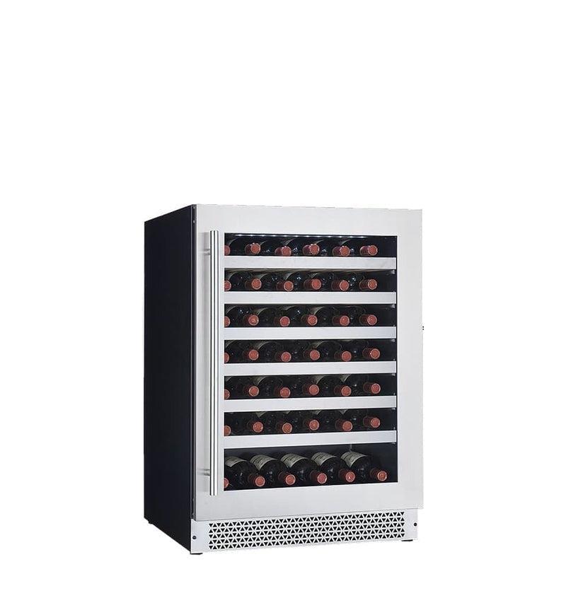 Cavavin Vinoa Collection 24-Inch Stainless Steel Wine Cooler - 48 Bottle Capacity (V 048WSZ) | Freestanding Wine Fridge for Home, Bar, or Restaurant Use