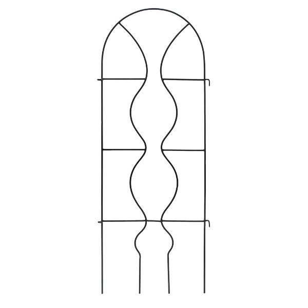 Orangery Garden Trellis Set - Decorative Metal Plant Support for Climbing Roses, Vines & Flowers - Perfect for Outdoor Gardens, Patios & Backyard Landscaping