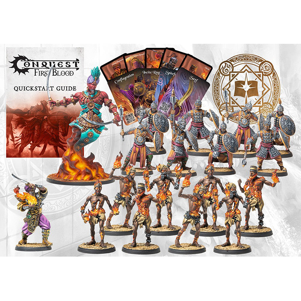 Sorcerer Kings: First Blood Warband - Epic Fantasy Miniatures for Tabletop RPG & Wargaming Battles