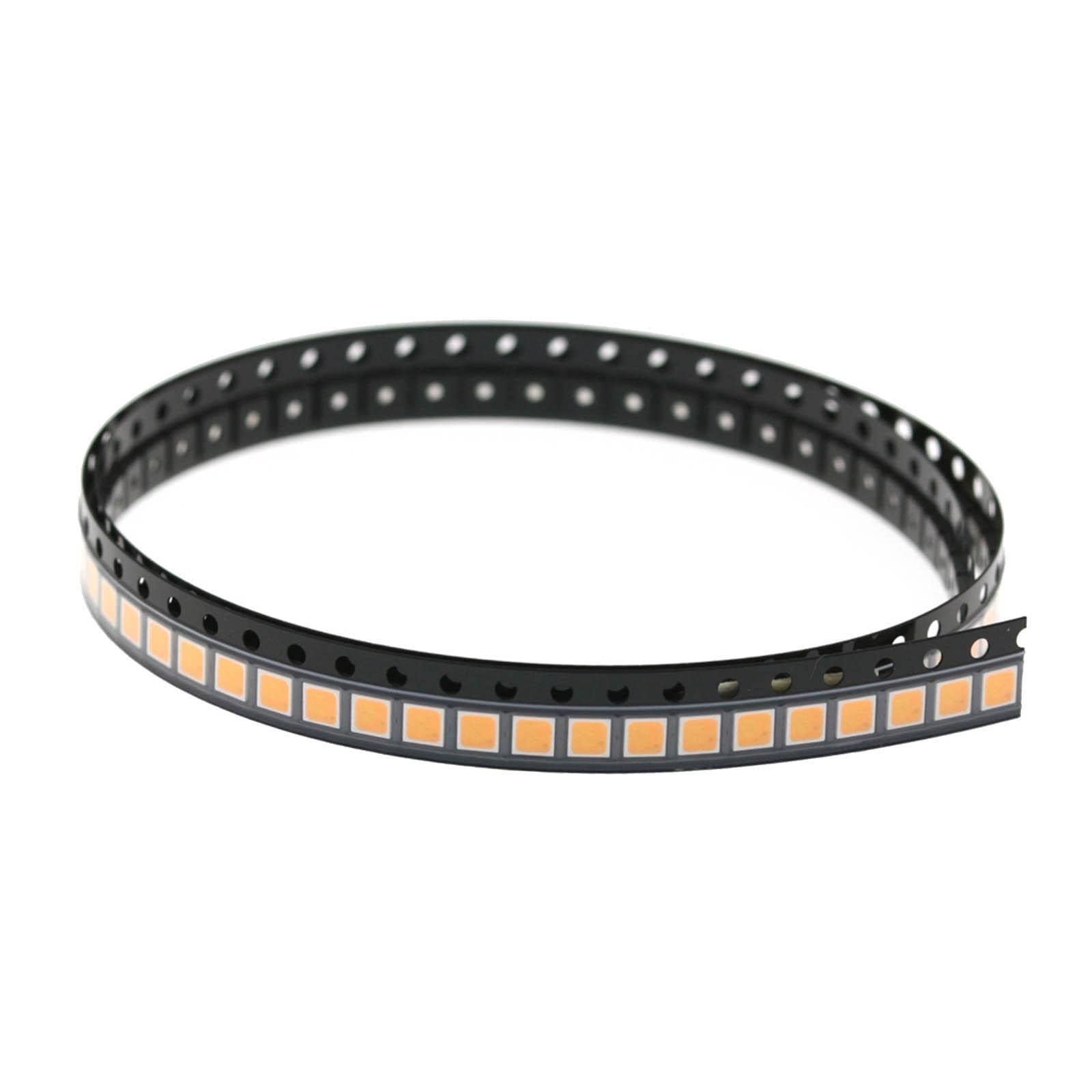 Milageto 100Pcs 3030 3V SMD LED Chip Lights - High Brightness PCB Lamp Beads for LED TV Backlight Strips, Kitchen Cabinet Lighting, Mirror Illumination, Cupboard & Desk Decor - Perfect for Home & Commercial Lighting Projects
