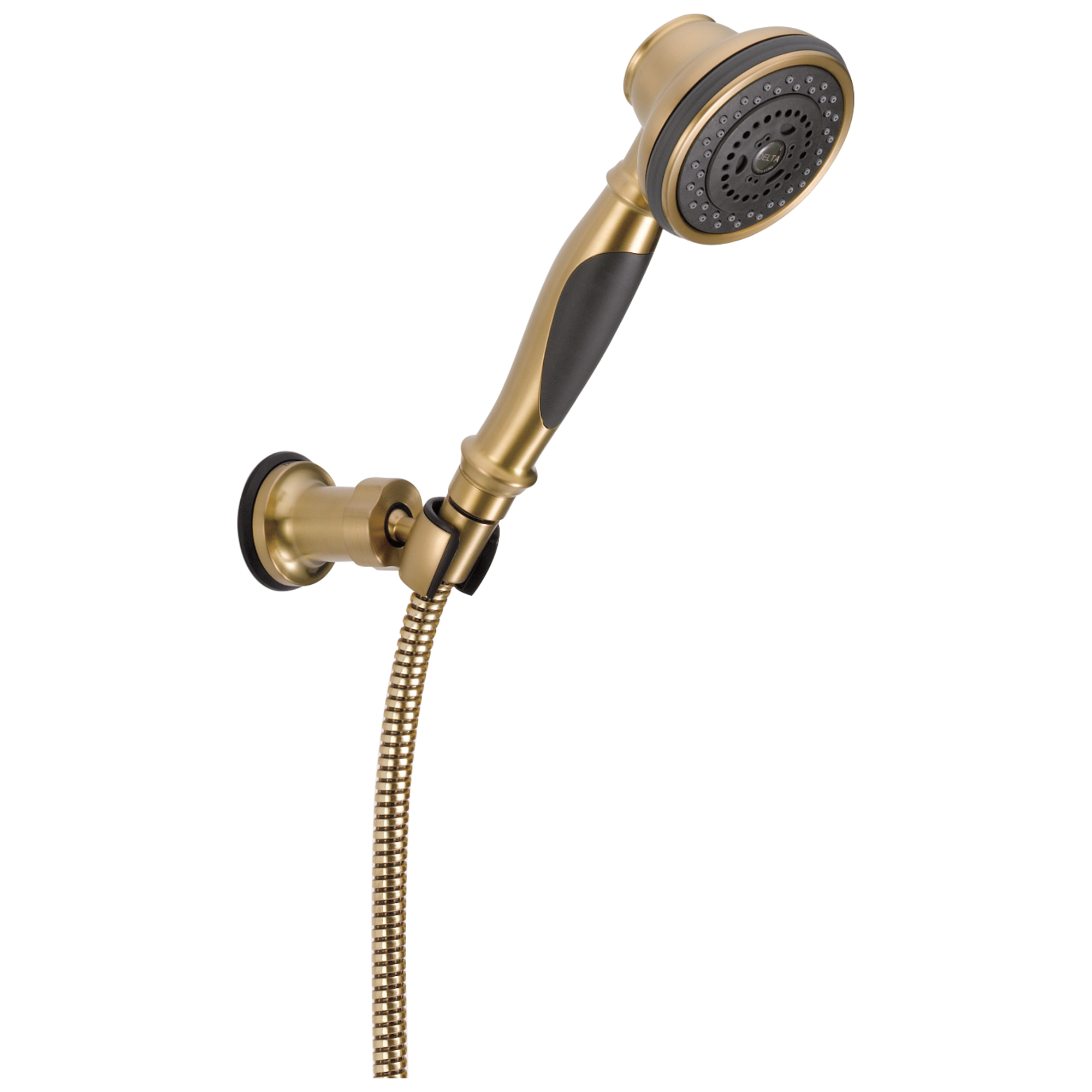 Delta 55021 CZ 3-Setting Adjustable Wall Mount Hand Shower in Champagne Bronze - Perfect for Bathroom, Spa, and RV Use