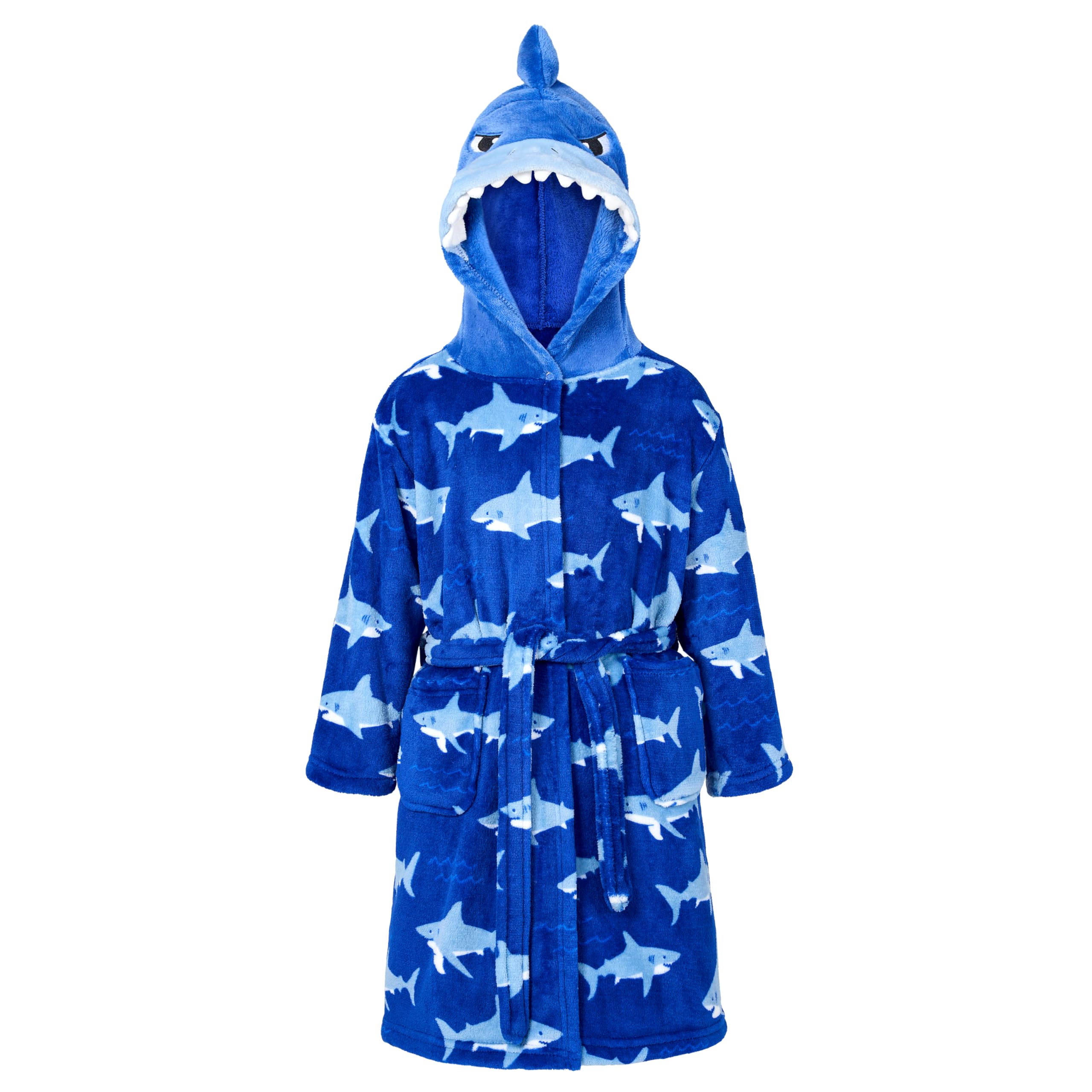 Christmas Kids Hooded Robe for Boys - Cozy Pajamas & Bathrobe for Holidays