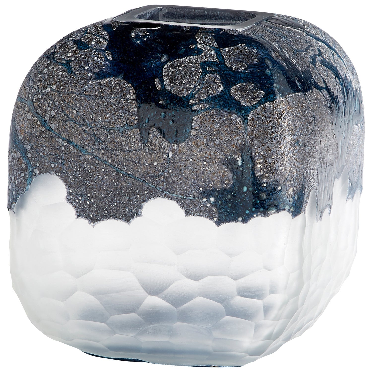 Cyan Design 10899 Bosco Vase - Blue and White Ceramic Vase, Large Home Decor for Living Room, Dining Table, Wedding Centerpiece