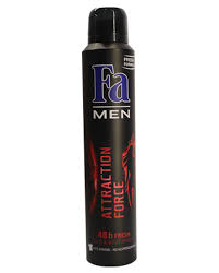 FA Attraction Deodorant for Men - Long Lasting Fresh Scent | All-Day Protection for Workouts, Office & Daily Use