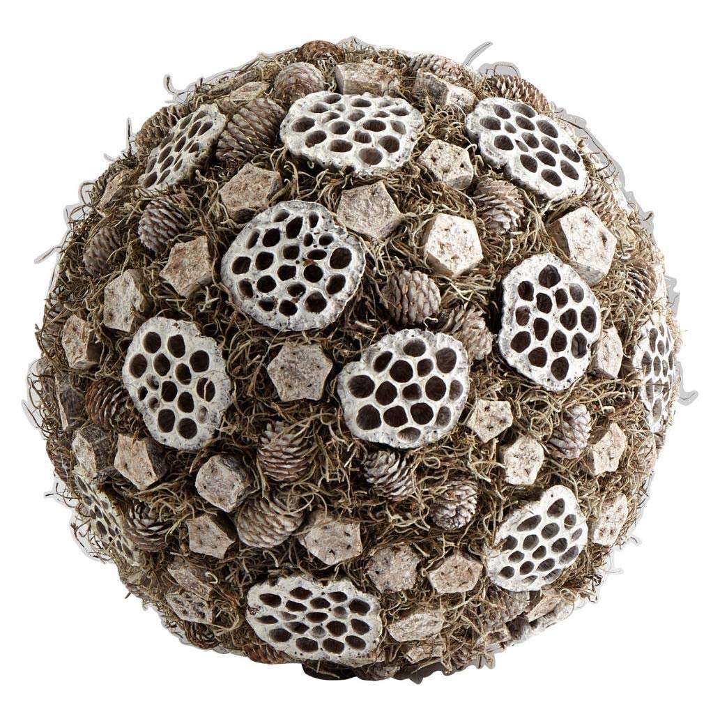 15 Inch Stonewash Bowl & Vase Filler - Handmade in India - Perfect for Home Decor, Centerpieces, and Wedding Decorations