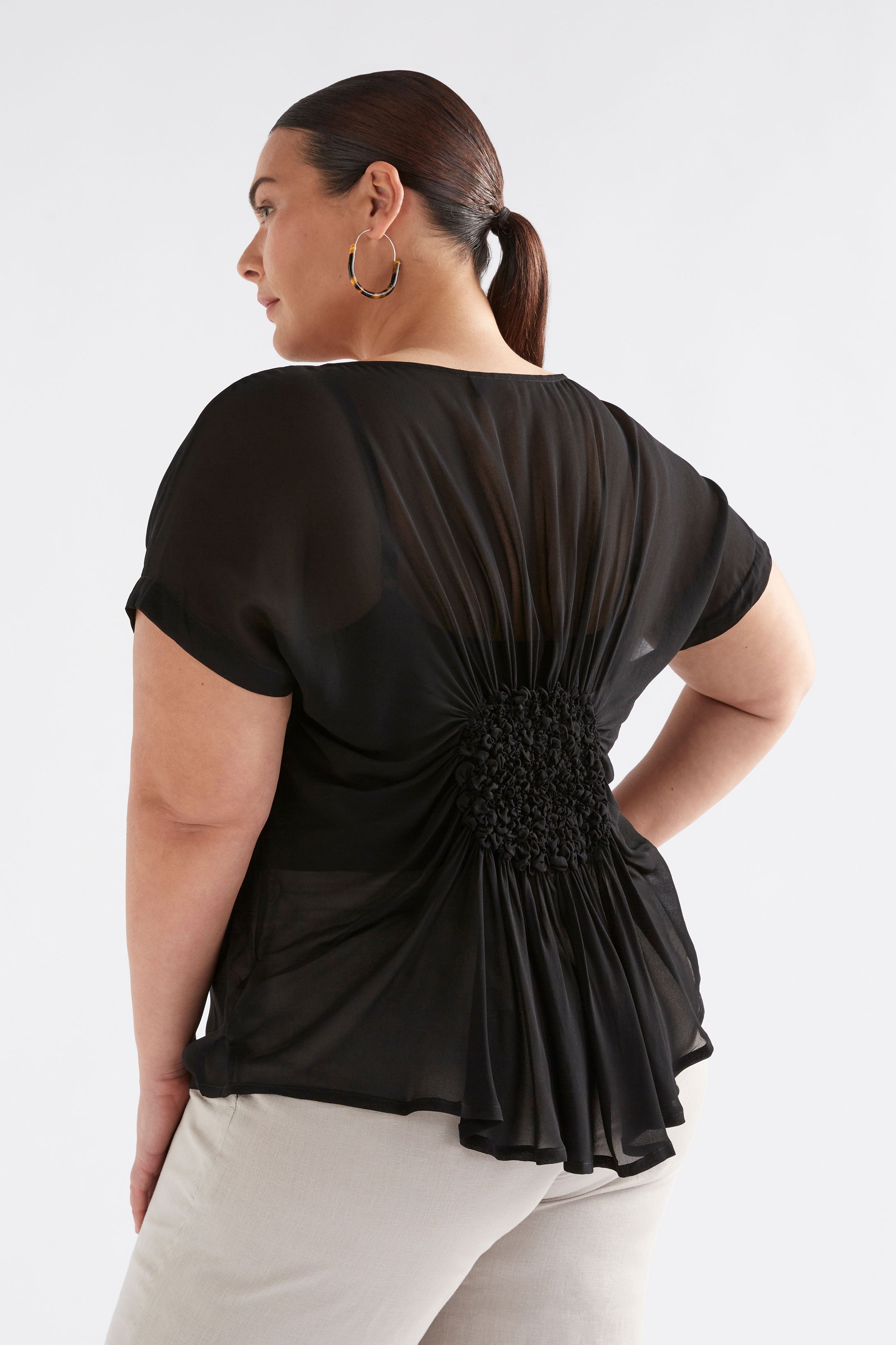 Sheer Web Top for Women - Lightweight Breathable Summer Blouse - Perfect for Beach, Vacation & Casual Outings