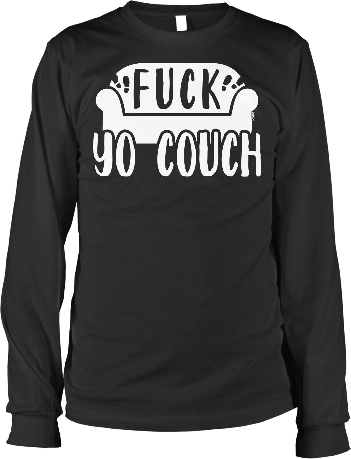 NOFO Clothing Co Men's Long Sleeve Graphic Tee - Funny 