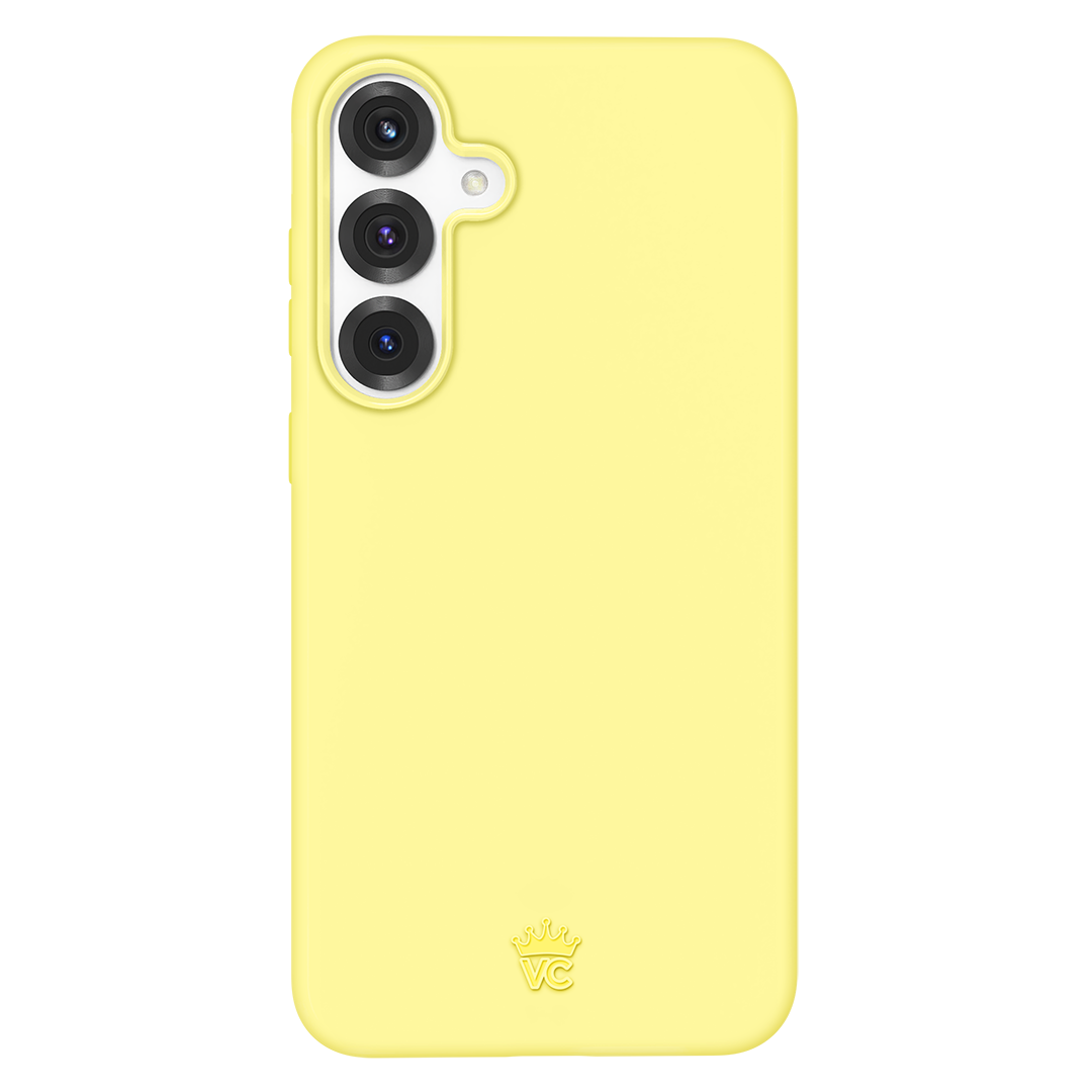 Samsung Phone Case in Butter Yellow - Slim Protective Cover for Samsung Galaxy [Model] - Perfect for Everyday Use, Travel & Style