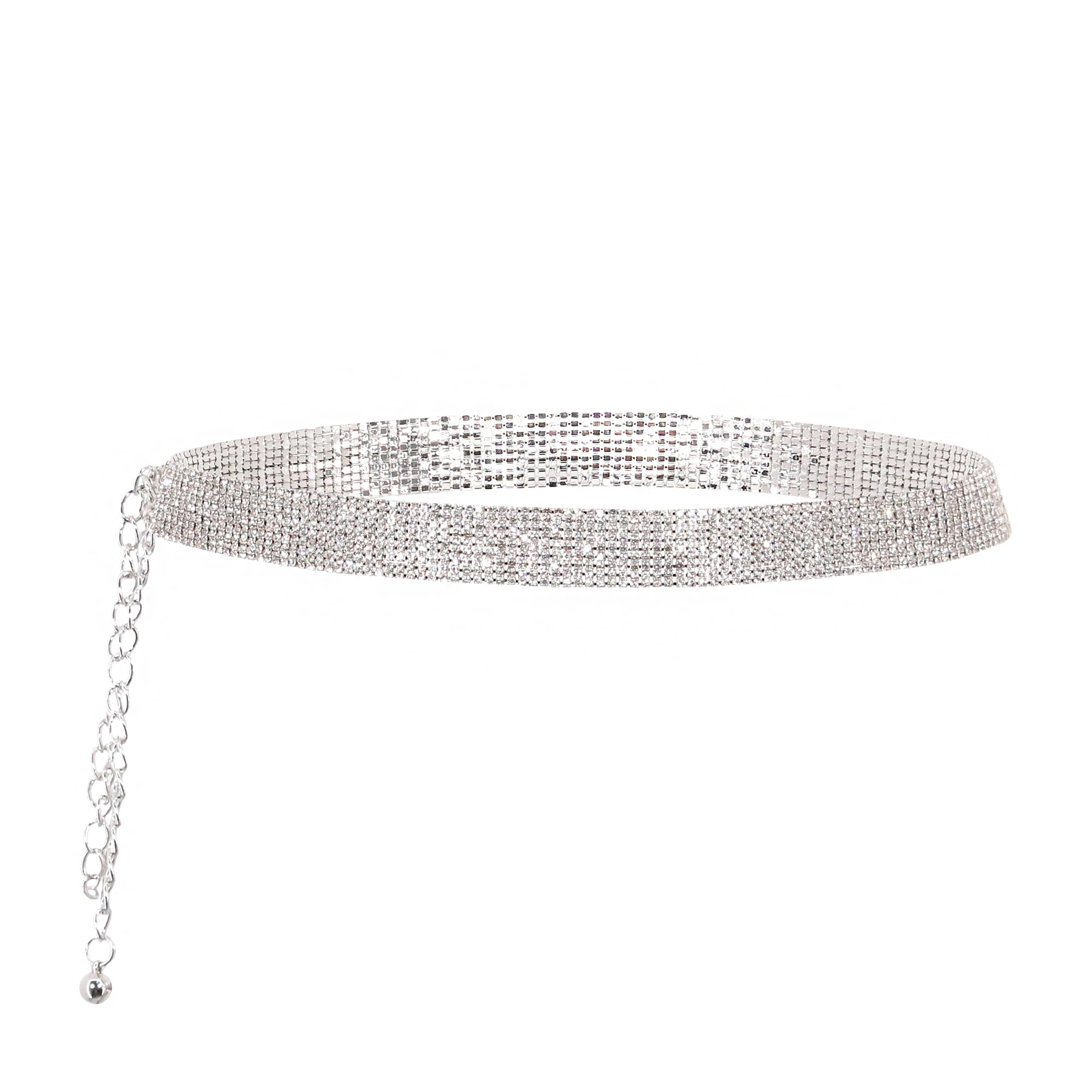 Jascaela Women's Sparkle Rhinestone Chain Belt - Glitter Waist Belt for Wedding Dress & Formal Occasions | Elegant Accessory for Bridal Gowns, Evening Gowns, and Special Events