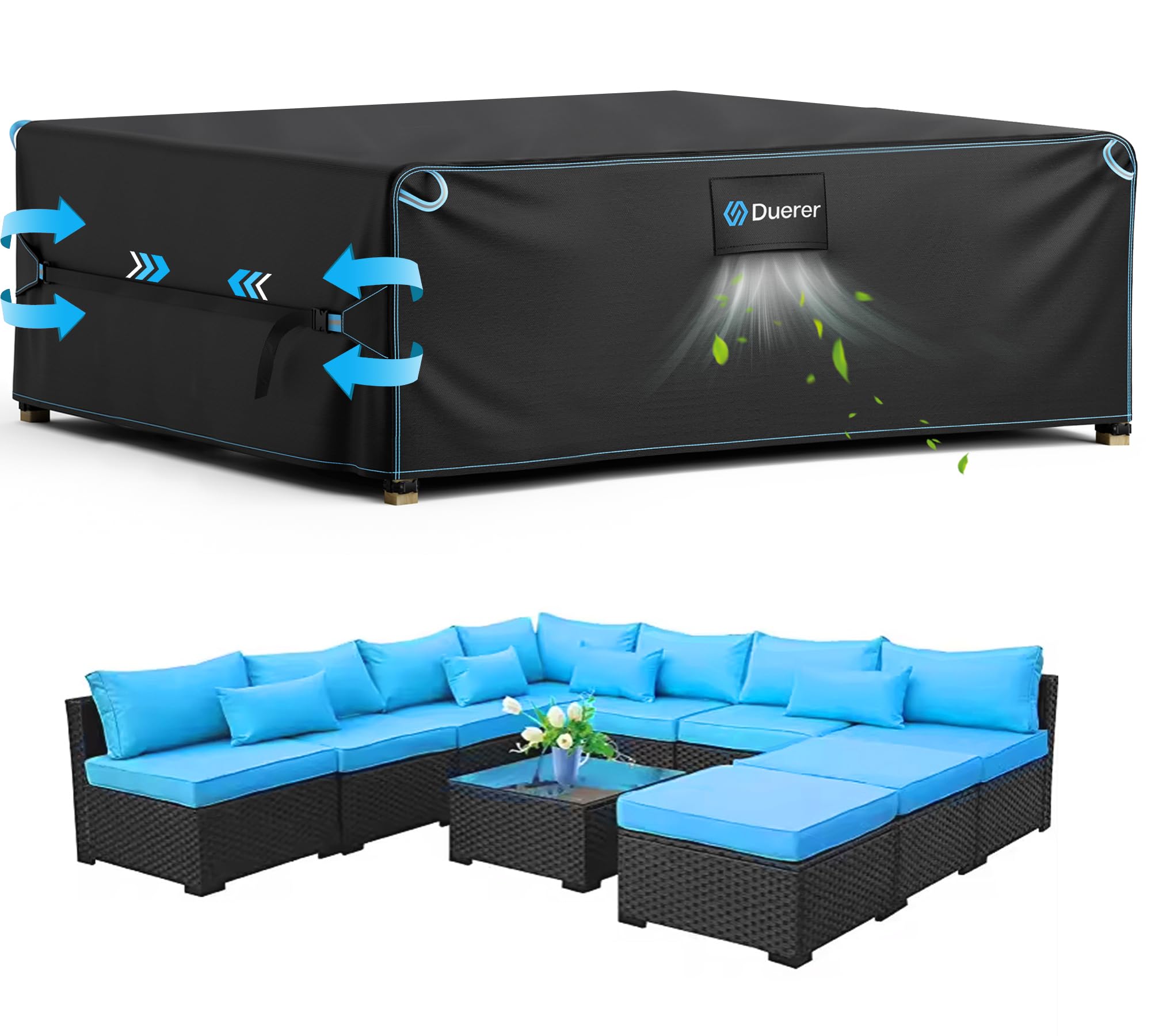 Durable 420D Waterproof Outdoor Patio Furniture Covers - 126