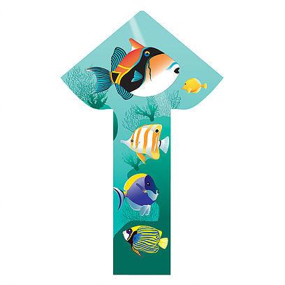 42 Tropical Fish BreezyFliers Kite - Colorful Outdoor Kite for Beach, Park & Family Fun - Perfect for Kids & Adults Flying Activities
