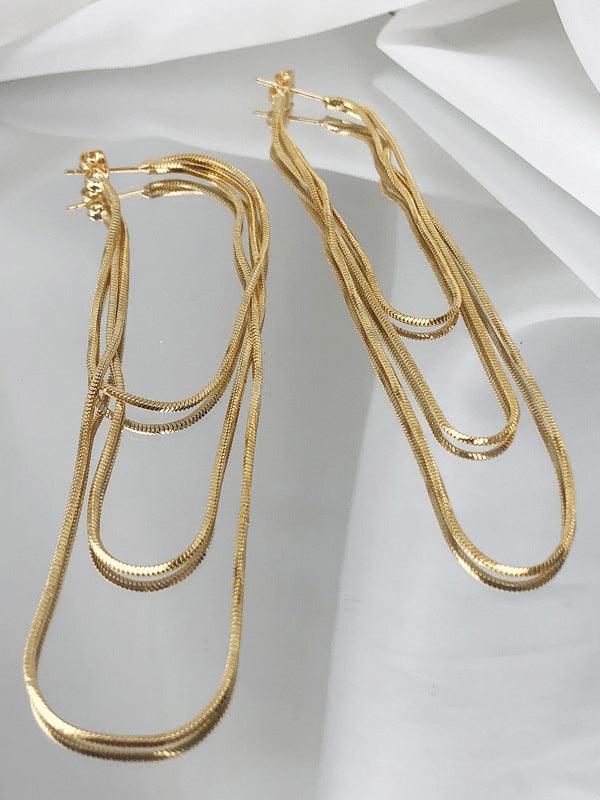 Lovevop Casual Tasseled Solid Color Earrings for Women - Fashion Bohemian Dangle Drop Earrings - Perfect for Parties, Weddings & Everyday Wear