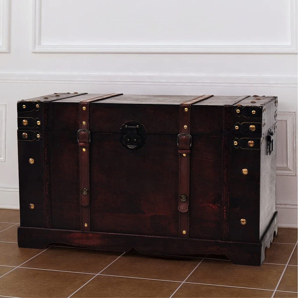 Estink Treasure Chest - Premium Chipboard Storage Box for Jewelry, Books & Keepsakes | Perfect for Home Organization, Gift Wrapping & Craft Supplies Storage