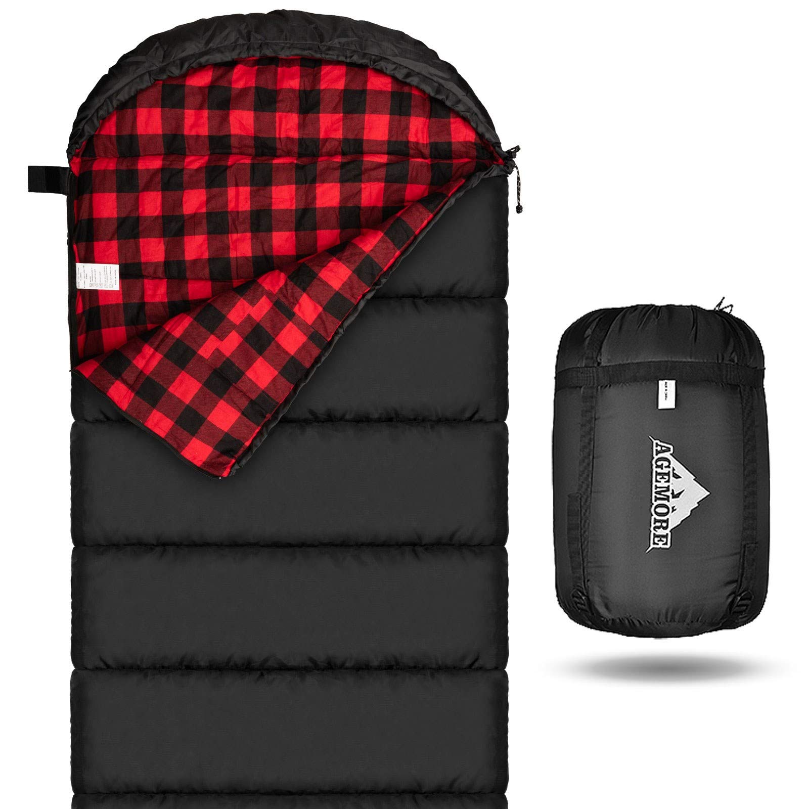 Best Cotton Flannel Sleeping Bags for Adults - Warm & Comfortable for Camping, Hiking & Outdoor Adventures