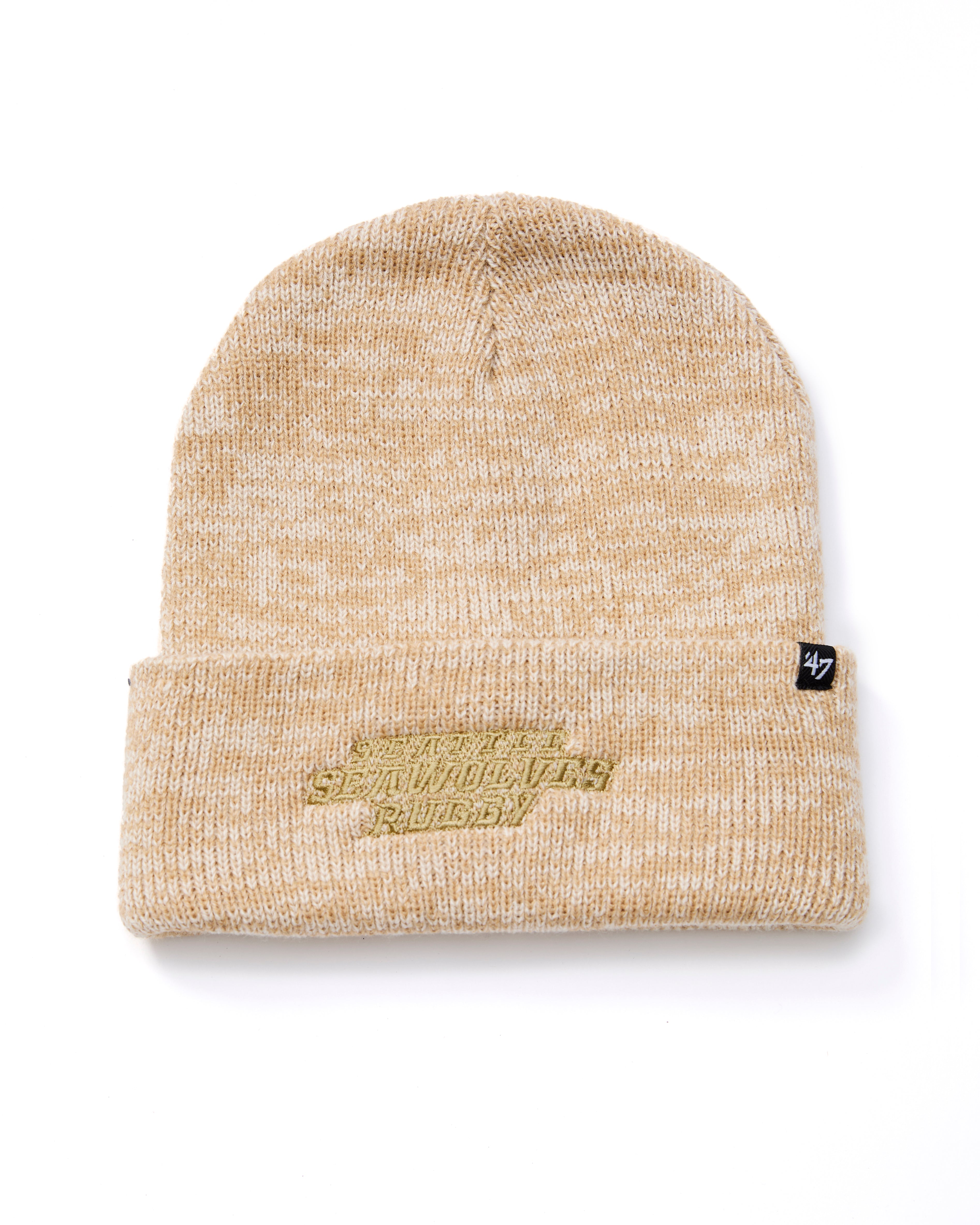 Seattle Seawolves Rugby Hat - '47 Brand Cuff Knit Beanie for Men & Women | Cold Weather & Outdoor Sports Accessory