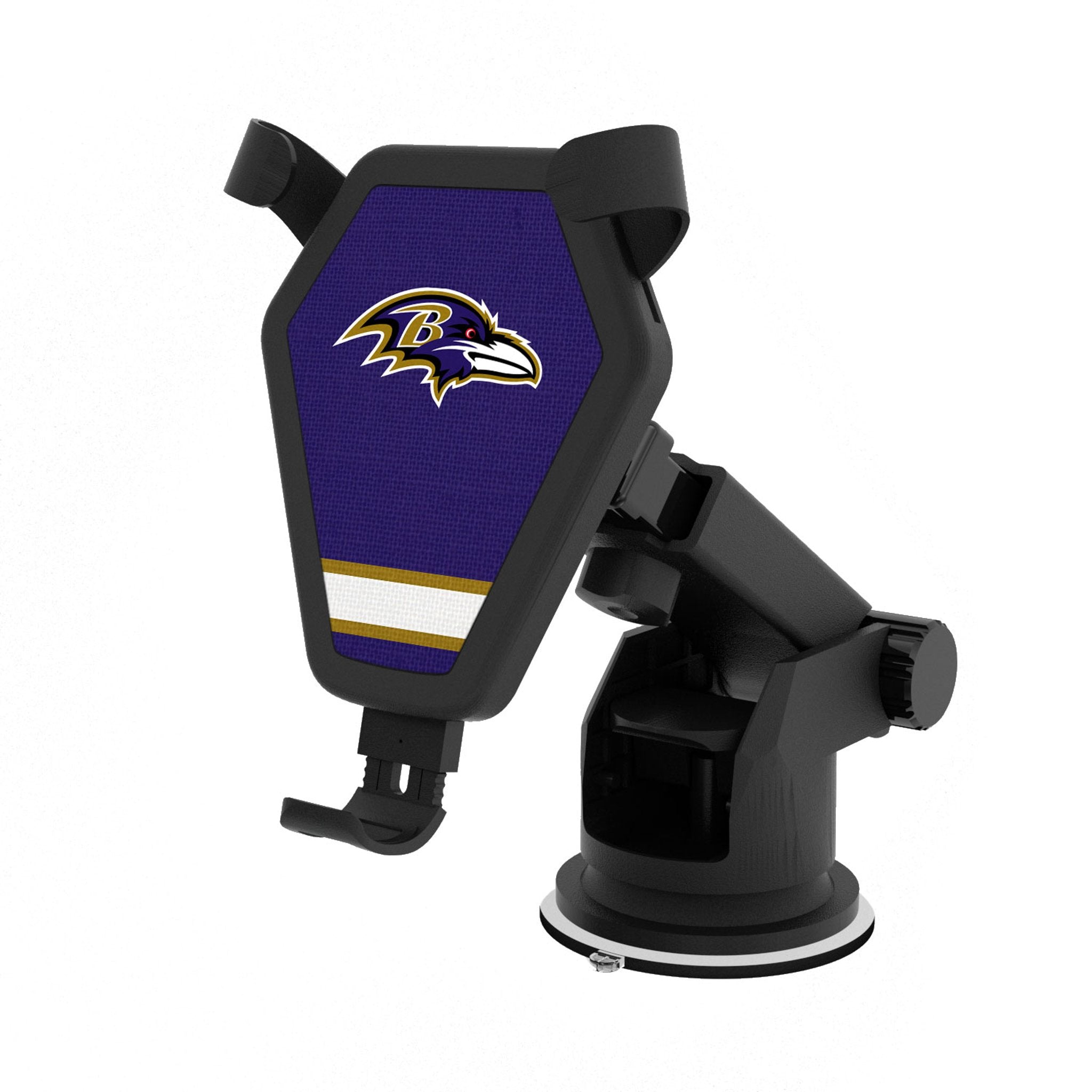 Baltimore Ravens Wireless Car Charger with Fast Charging & LED Display - Perfect for NFL Fans & Road Trips
