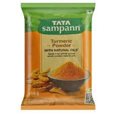 Tata Sampann Pure Turmeric Powder with Natural Oils - 2 Pack | Organic Haldi for Cooking, Golden Milk & Skin Care
