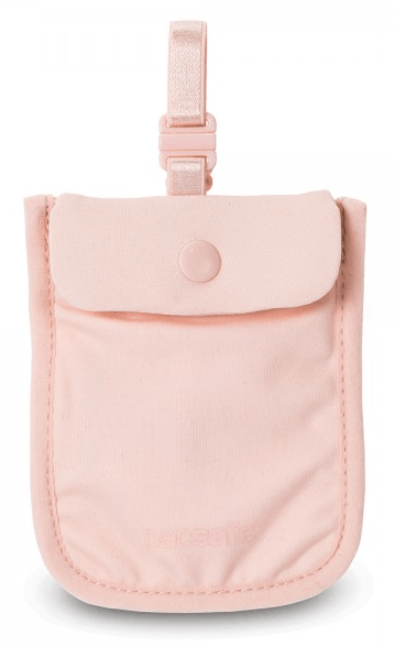 Pacsafe Coversafe S25 Secret Bra Pouch - RFID Blocking Travel Money Belt for Women - Perfect for Vacation, Hiking & Airport Security