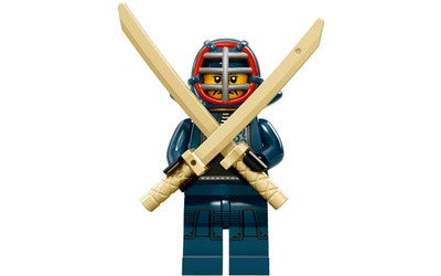 Kendo Fighter - Series 15 Lego Minifigure | Collectible Action Figure for Kids & Adults | Perfect for Display, Play & Anime Themed Collections