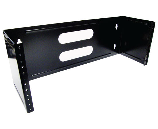 4U Swing Out Wall Mount Network Rack Bracket - Heavy Duty Hinged Server Cabinet for Data Center & Home Office Organization