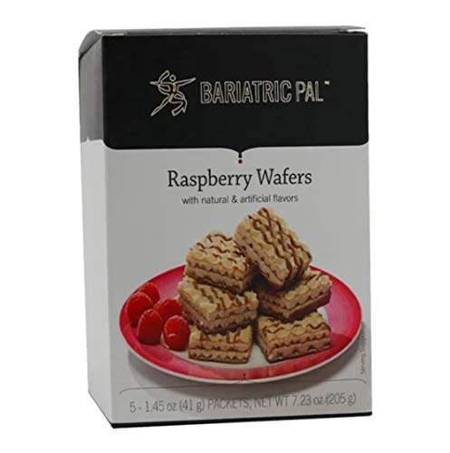 BariatricPal Square Protein Wafers - Raspberry Flavor | High Protein Low Carb Snack for Weight Loss & Bariatric Surgery | Perfect for On-the-Go Energy & Post-Workout Recovery