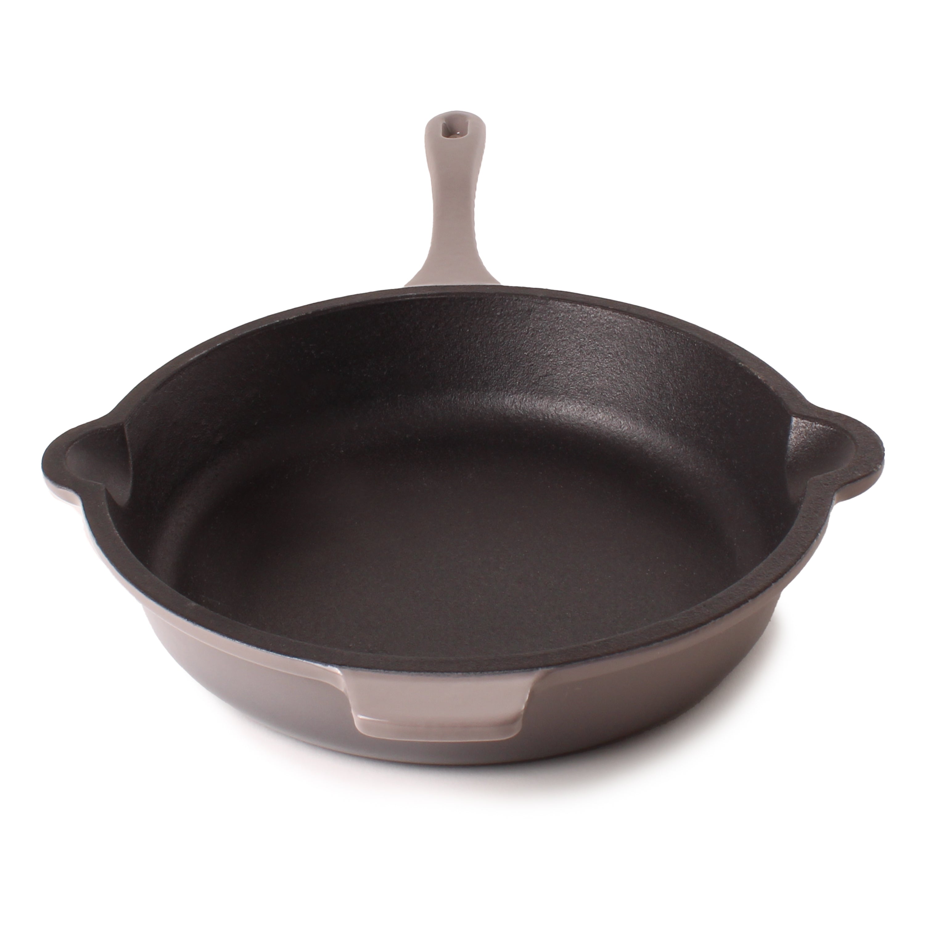 BergHOFF Neo 10-Inch Cast Iron Skillet – Premium Oven-Safe Frying Pan for Searing, Baking & Grilling – Perfect for Steaks, Pancakes & Family Meals
