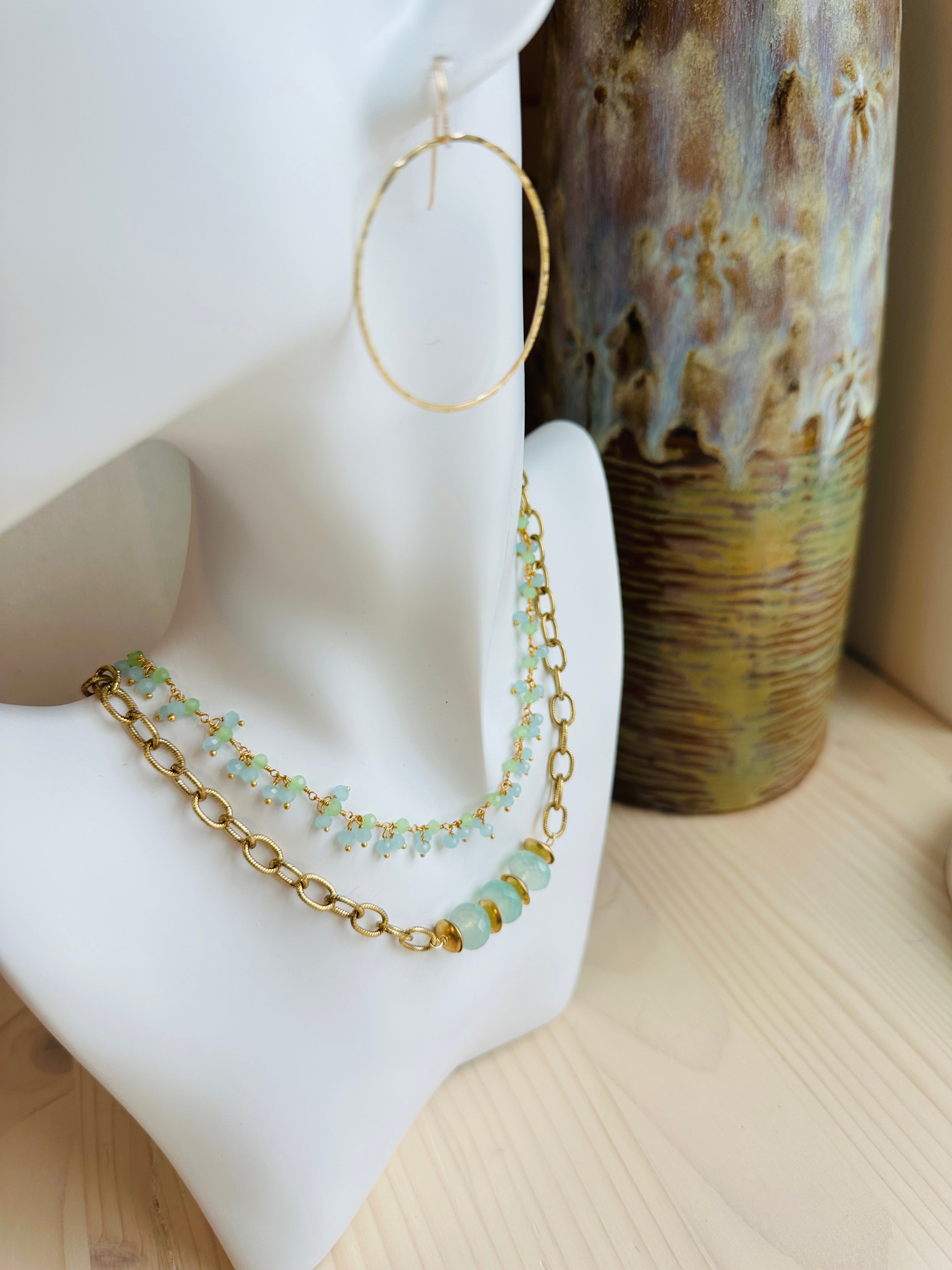 Kally Choker Necklace for Women - Elegant Gold Plated Choker Collar for Party, Wedding & Everyday Wear