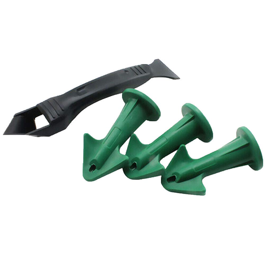 Best Caulking Tools Kit - Reusable Silicone Nozzles & Plastic Scraper Set for Sealant Application | Professional Sealant Tools for Home Repair, Bathroom & Kitchen Waterproofing