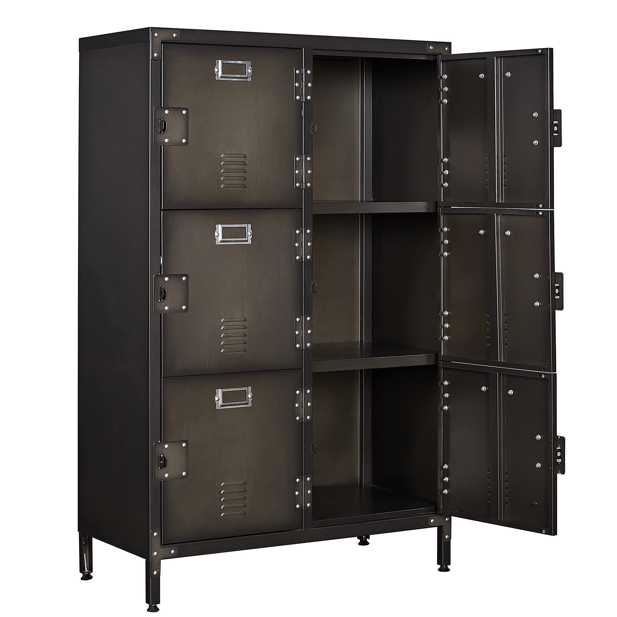 6-Door Metal Storage Cabinet - 47