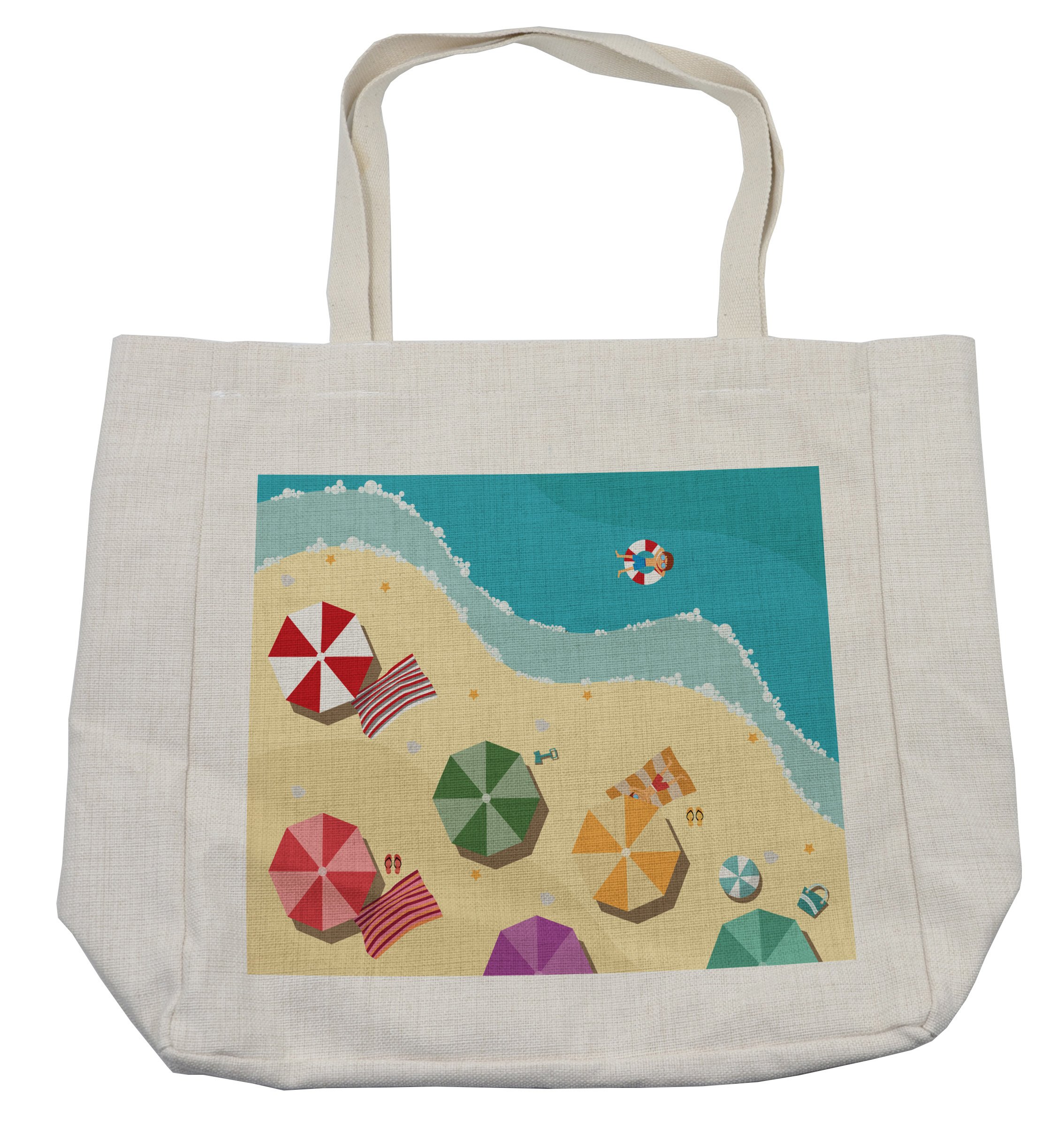 Eco-Friendly Reusable Beach Shopping Bag - 15.5