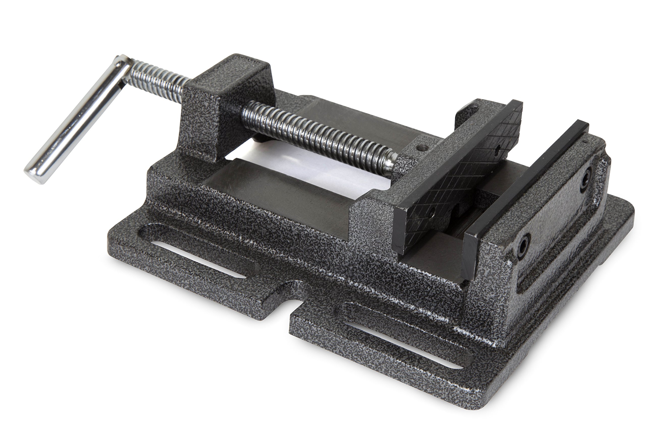 WEN 424DPV 4-Inch Heavy Duty Cast Iron Drill Press Vise - Precision Workholding for Metalworking, Woodworking & DIY Projects