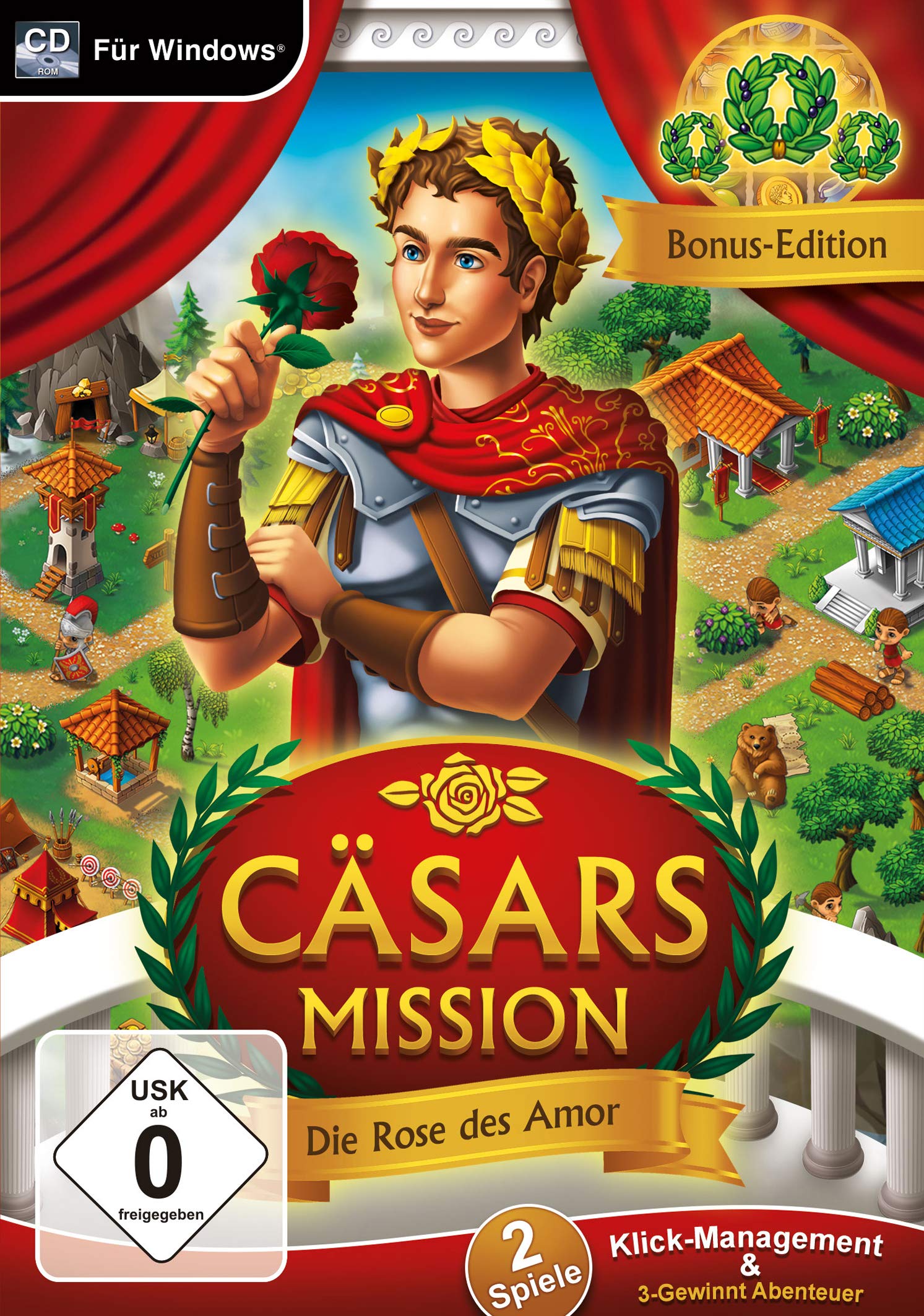 Caesar's Mission: The Rose of Amor Bonus Edition (PC) - Adventure Game for Strategy Lovers | Perfect for PC Gaming & Historical Simulation Enthusiasts