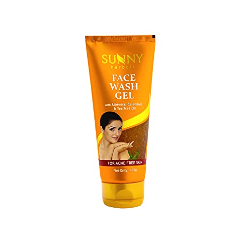 ROKCY Aloe Vera & Tea Tree Oil Face Wash Gel - 110g | Gentle Cleansing for Acne-Prone & Sensitive Skin | Perfect for Daily Skincare Routine & Travel