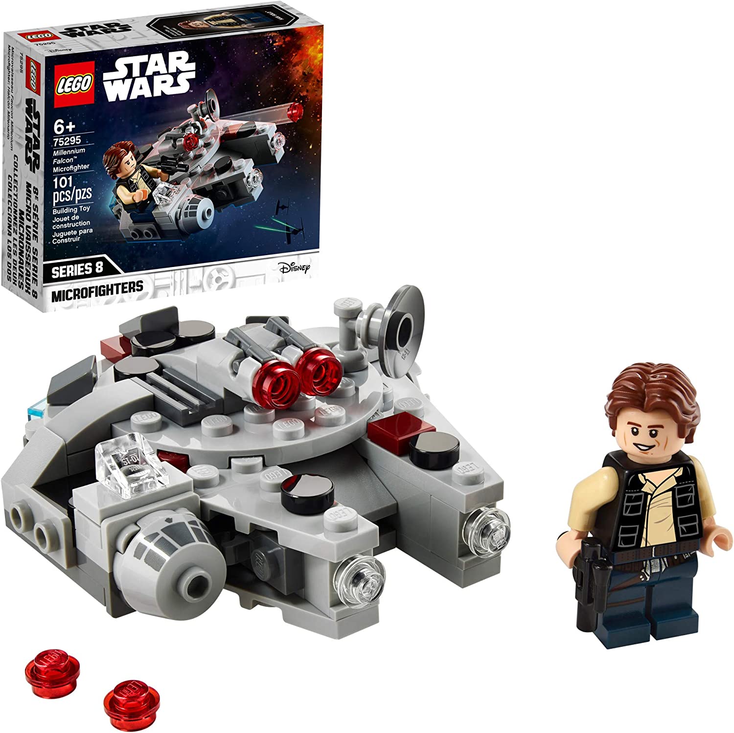 LEGO Star Wars Millennium Falcon Microfighter Building Kit 75295 - Perfect for Kids & Collectors, Great for Play & Display